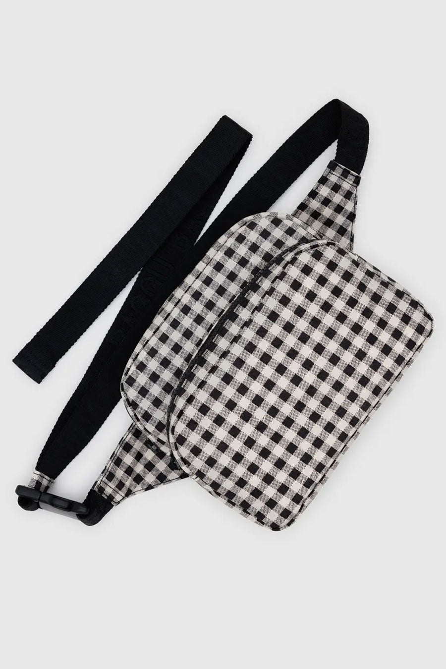 Fanny Pack - Black & White Gingham