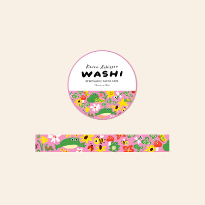 Garden Toad Washi Tape