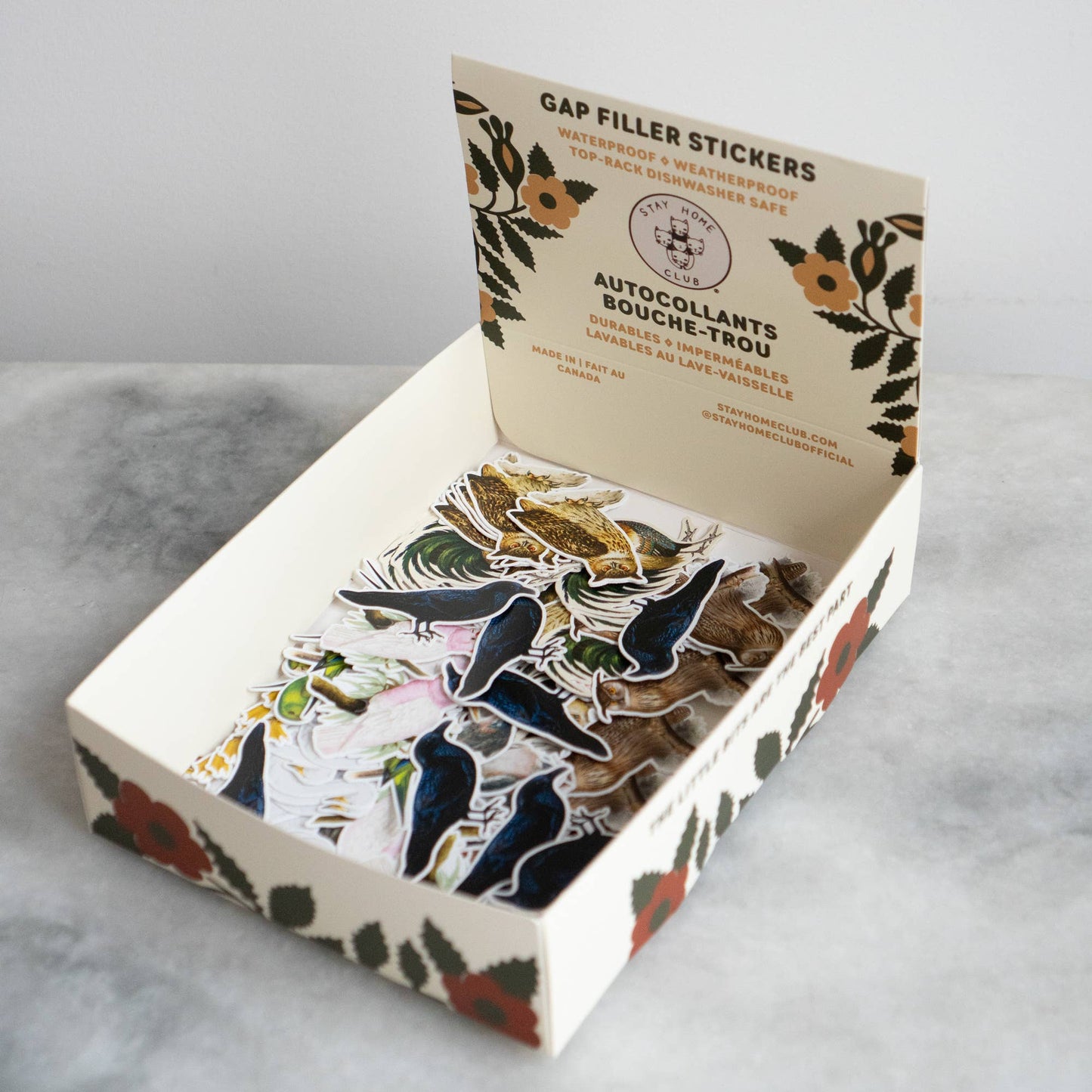 Vintage Art Stickers: Bird World