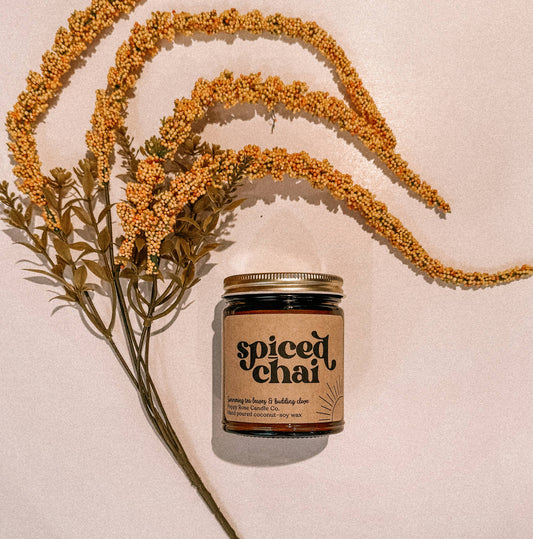 Spiced Chai - Fall Candle - coconut soy wax