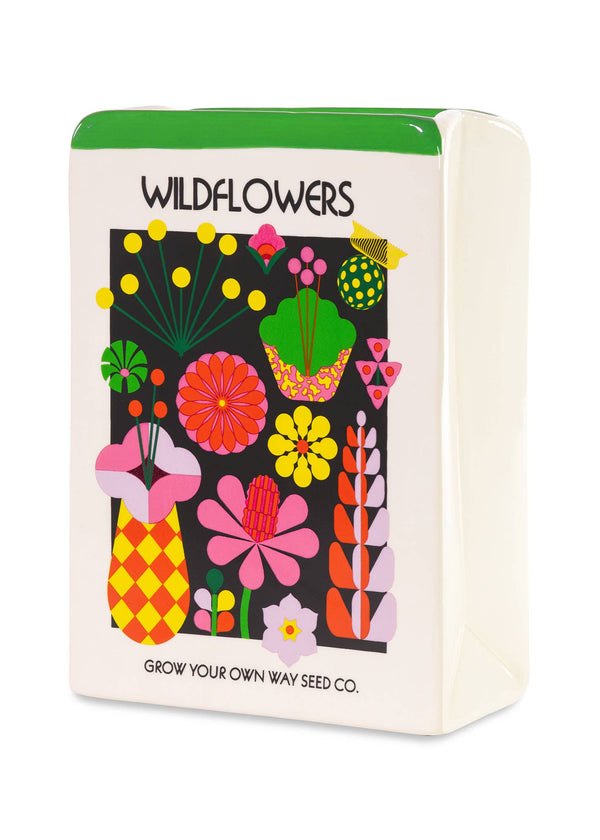 Wildflower Seeds Vase