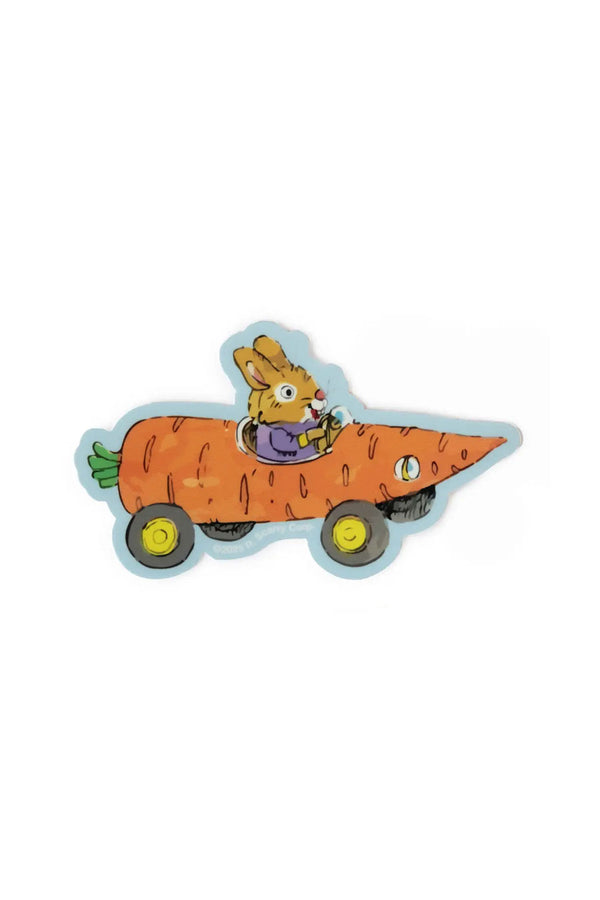 3P4 x Richard Scarry® - Carrot Car Sticker