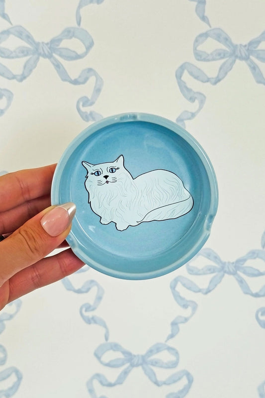 Miss Kitty Ceramic Ash Tray