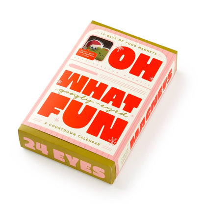Brass Monkey What Googly-Eyed Fun Magnet Countdown Calendar