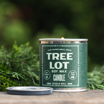 Tree Lot Soy Candle - 1/2 Pint / Cotton Wick