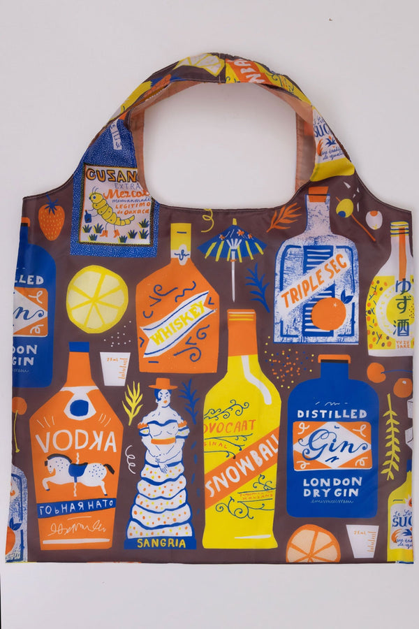 Cocktails by The Printed Peanut - Reusable Tote