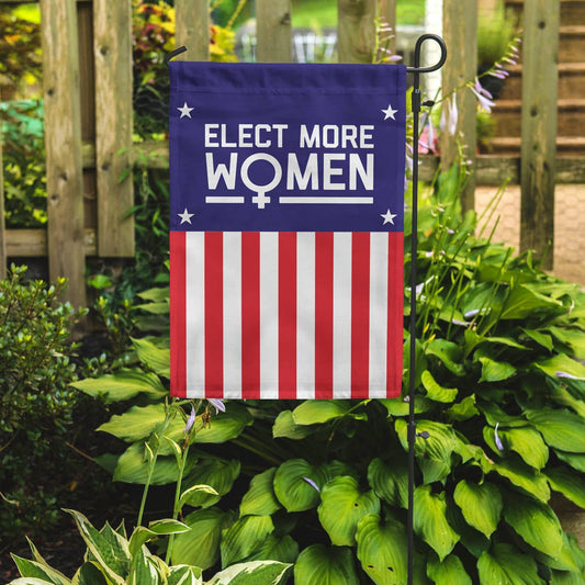Elect More Women USA Garden Flag