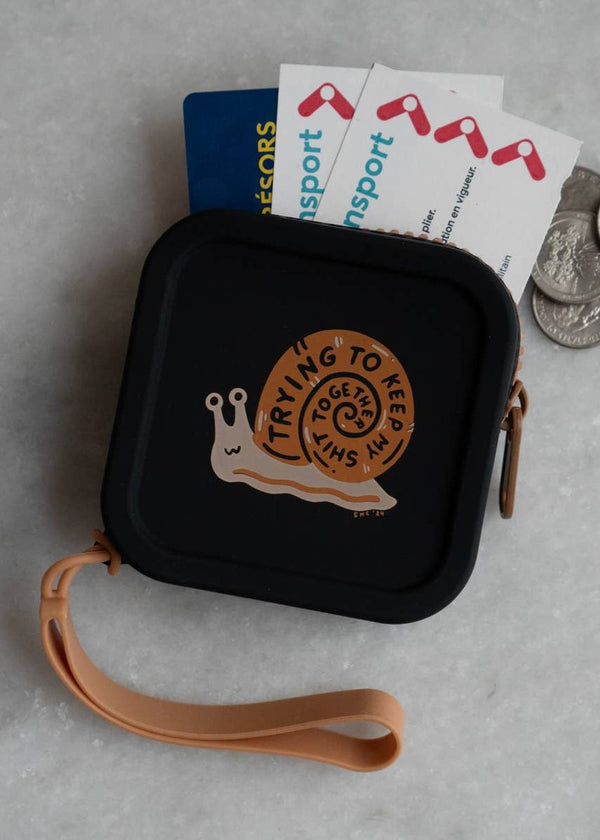 Trying - Zipper Coin Pouch