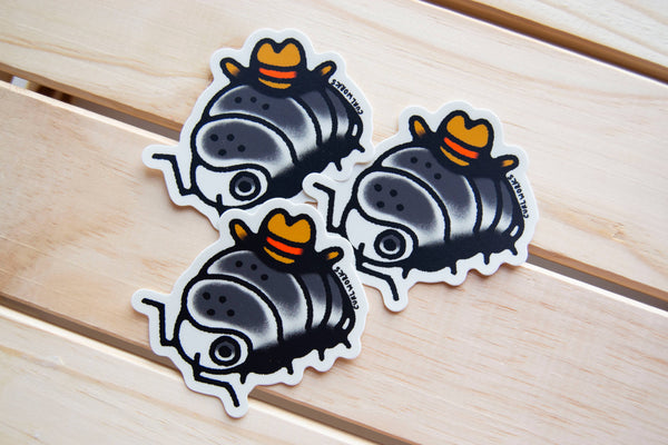 Cowboy Bug Sticker
