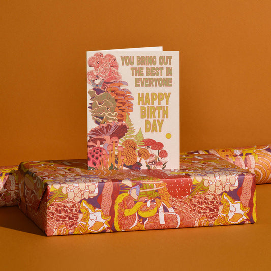 Fungi Birthday greeting card