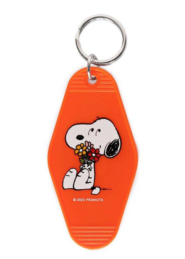 3P4 x Peanuts® - Snoopy Flower Bouquet Key Tag