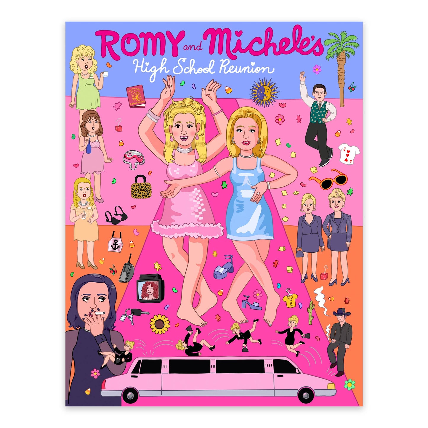 Romy and Michele movie print