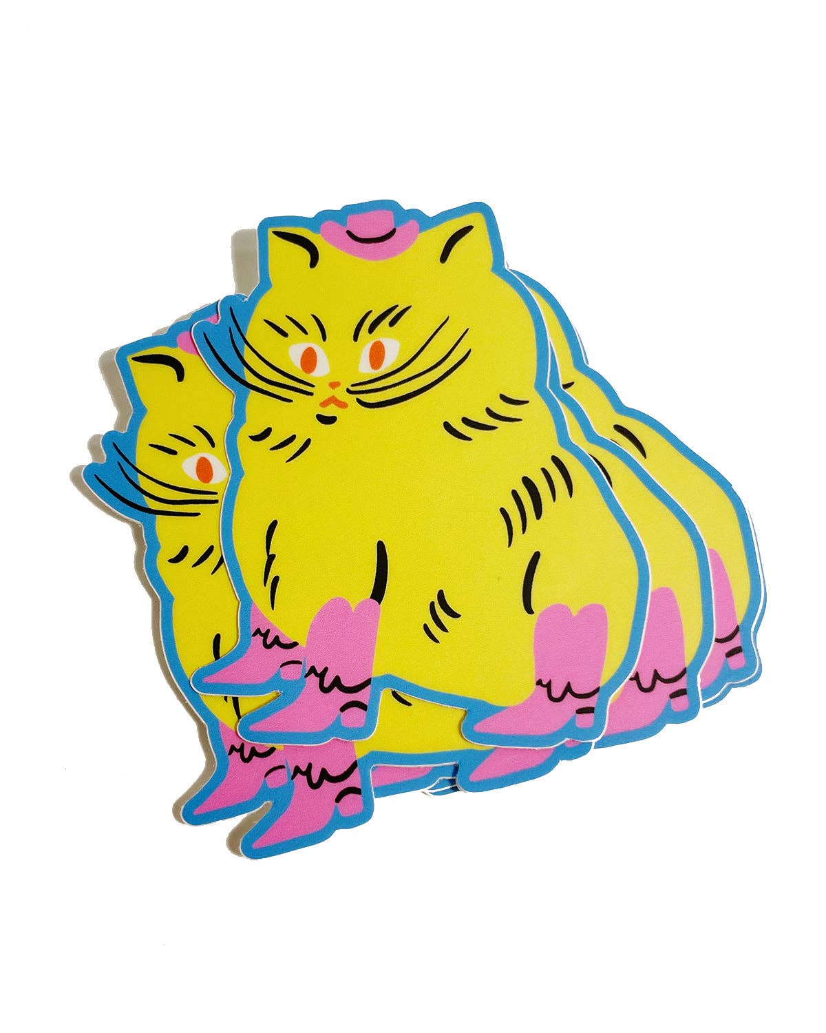 Kitten in Boots Sticker