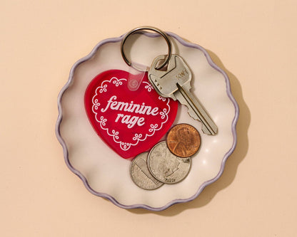 Feminine Rage PVC Keychain