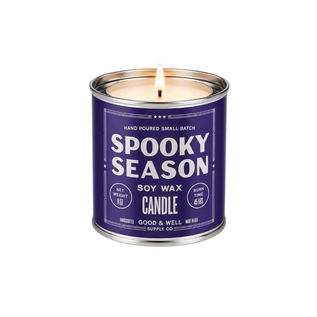 Spooky Season Soy Candle -  1/2 Pint / Cotton Wick