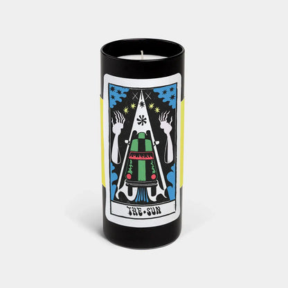 Tarot The Sun Candle - 6" Tall & 60 Hr Burn, Scented