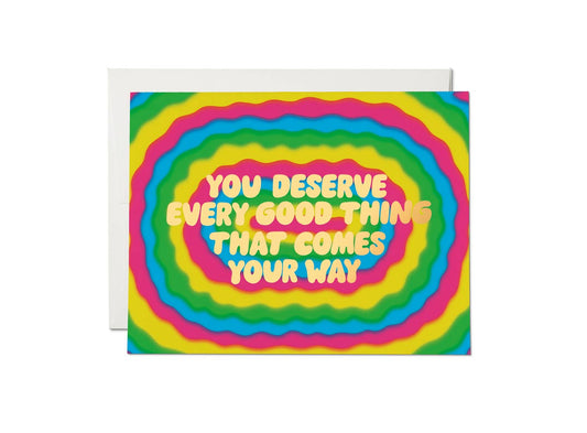 Every Good Thing congratulations greeting card