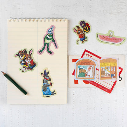 3P4 x Richard Scarry® - Musical Frog Sticker