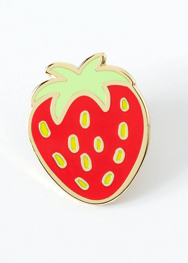 Strawberry Enamel Pin