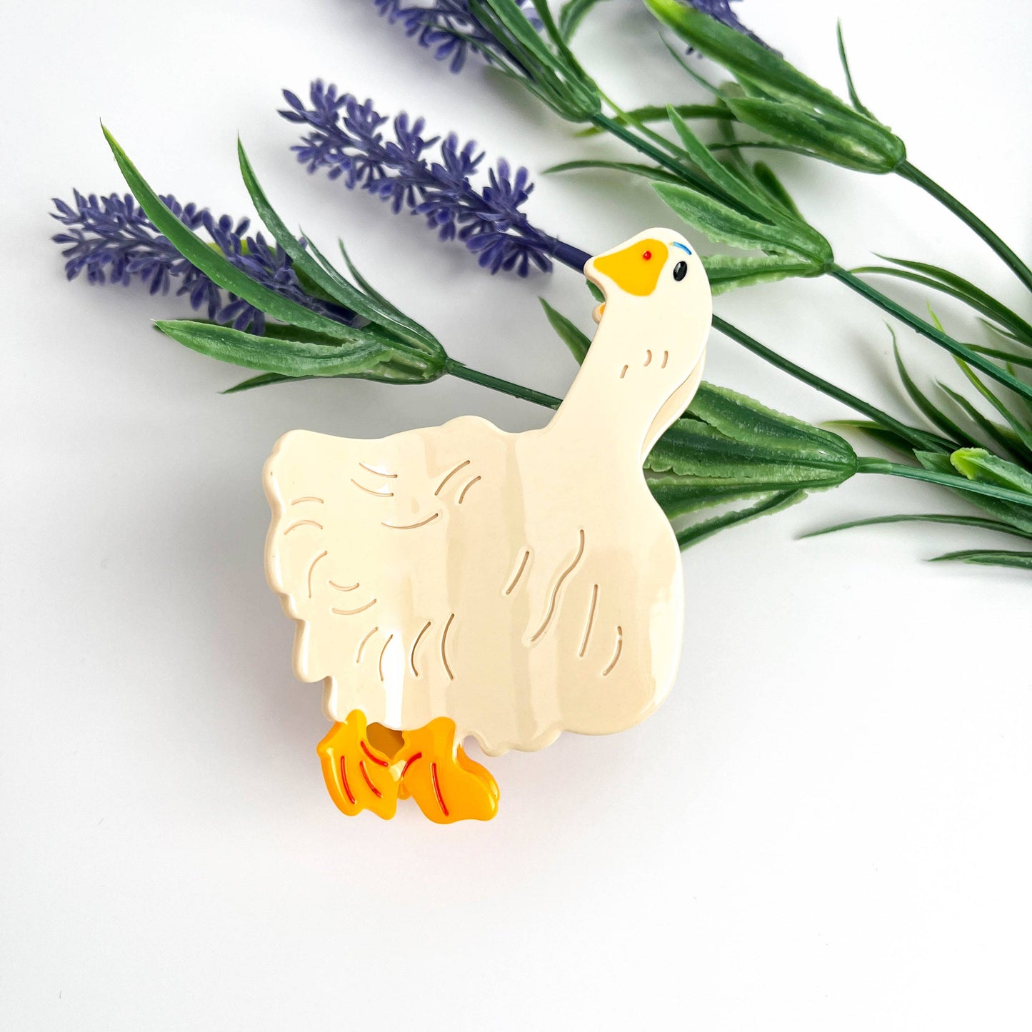 Goose Hair Claw Clip