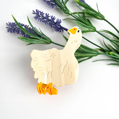 Goose Hair Claw Clip