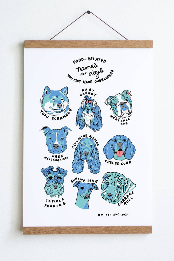 Food Dogs Print: Large - 12" x 18"