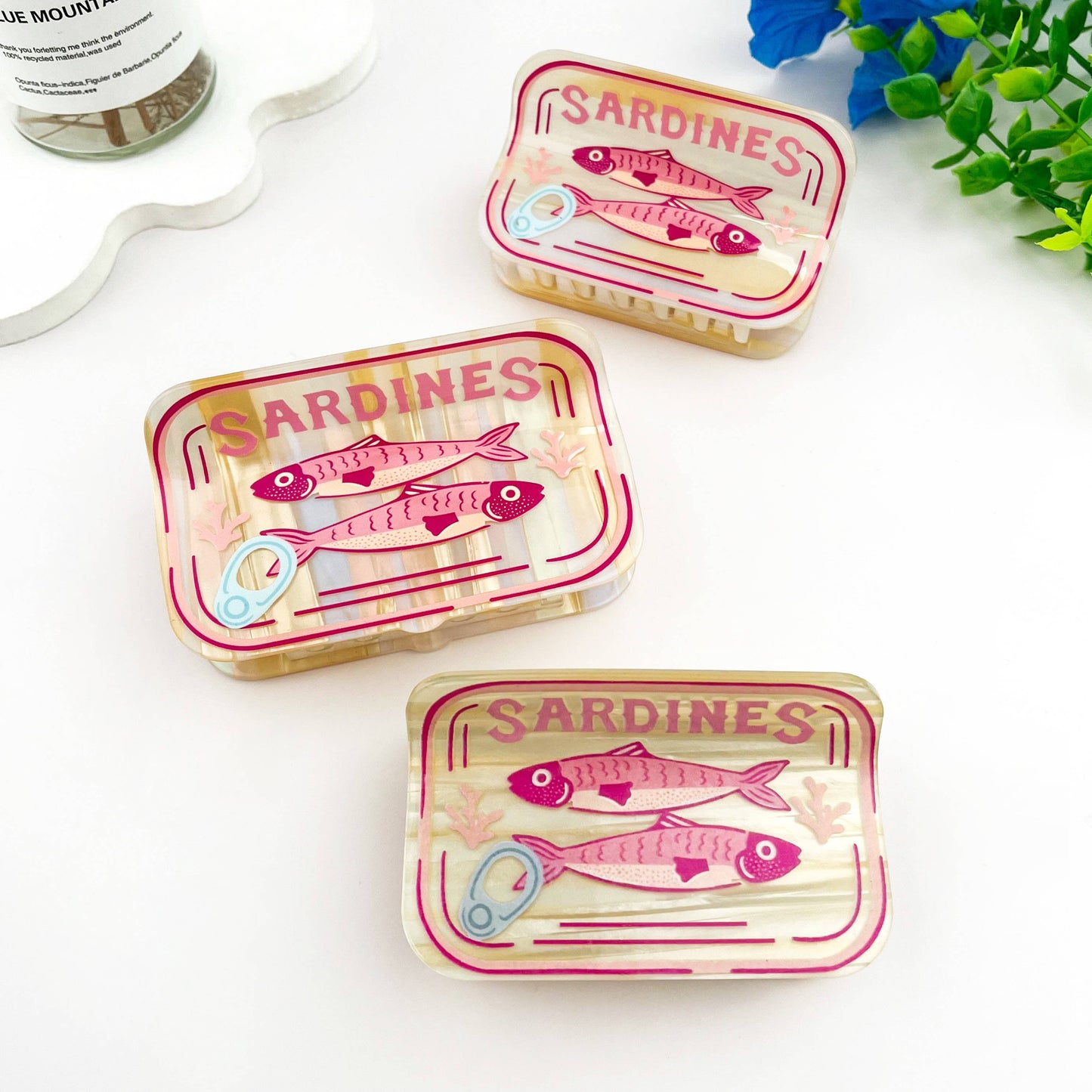 Sardines Hair Claw Clip