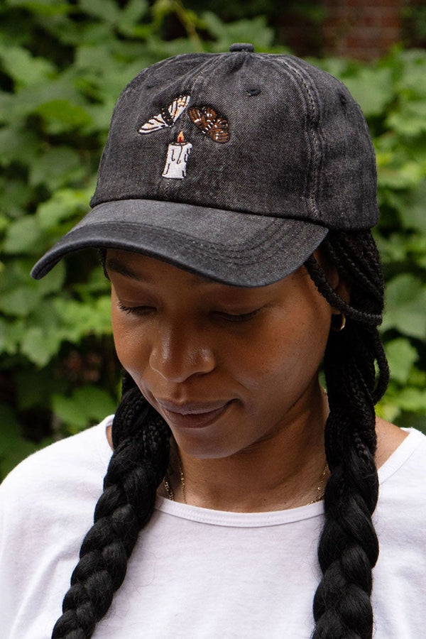 Fatal Attraction Washed Black Denim Hat