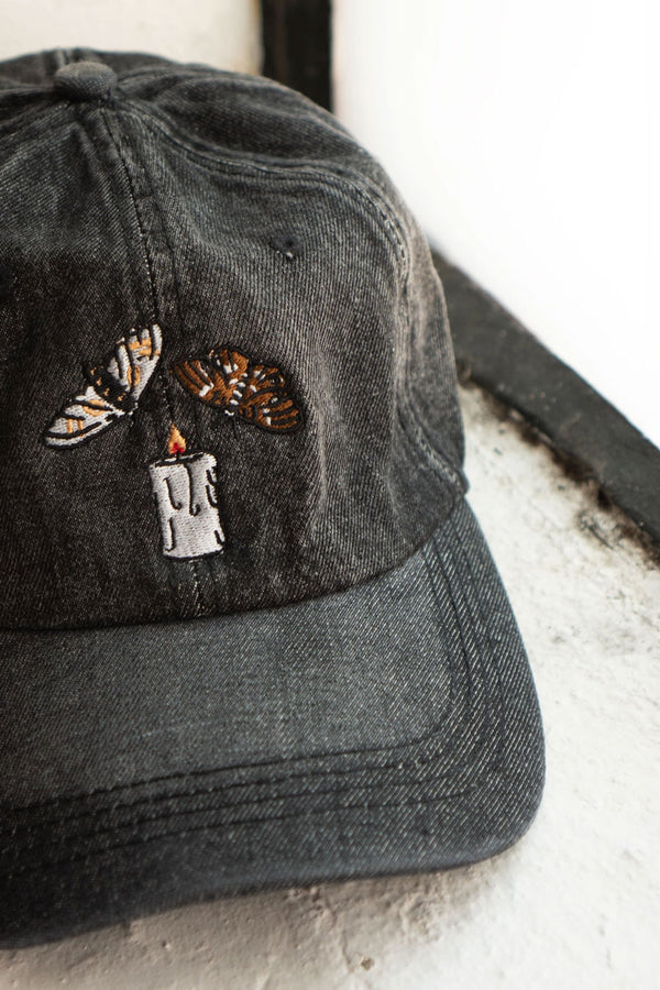 Fatal Attraction Washed Black Denim Hat