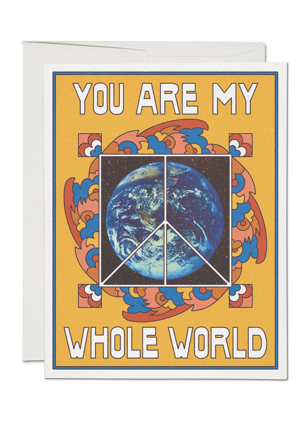 My Whole World greeting card