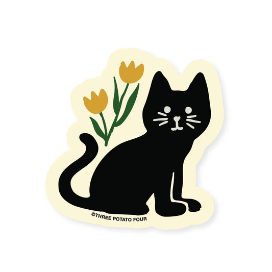 Black Cat Sticker