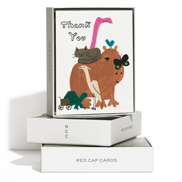 Capybara Friend Thank you card
