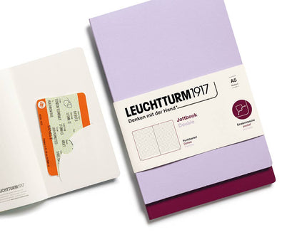 Jottbook A5 - Pack of 2: Lemon & Rising Sun / Medium / Plain