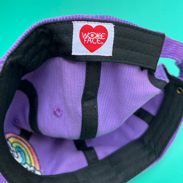 Rainbow Clouds Corduroy Hat