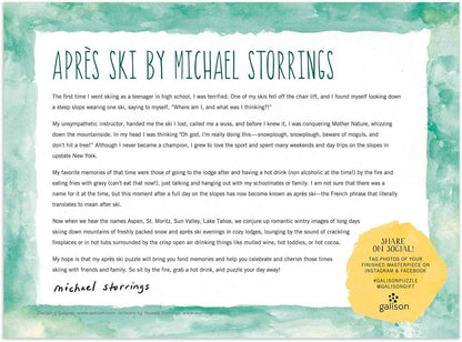 Michael Storrings Apres Ski 1000 Pc Puzzle
