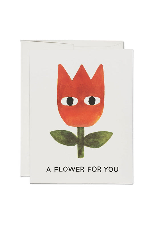 A Flower friendship greeting card