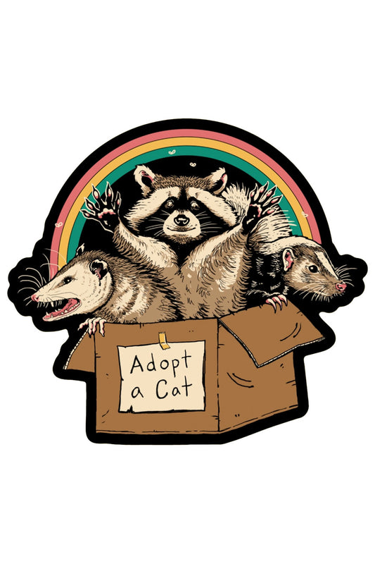 Forbidden Cats Sticker