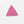 Load image into Gallery viewer, Pink triangle enamel pin that says Gay and Boring. White background.
