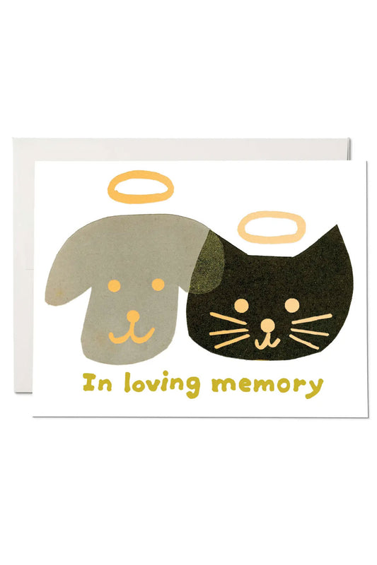 Halo Pets greeting card