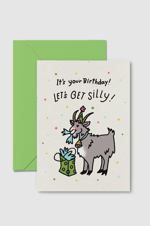 Let's Get Silly Birthday Card