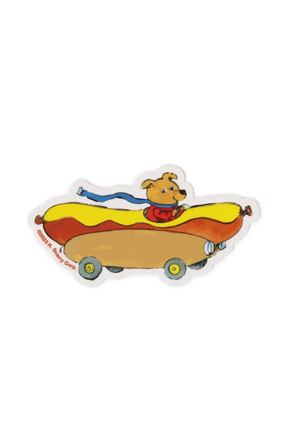 3P4 x Richard Scarry® - Hot Dog Car Magnet