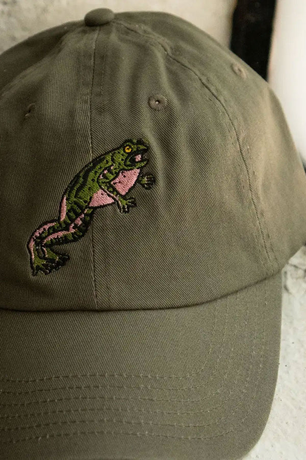 Jumpy Olive Green Dad Hat