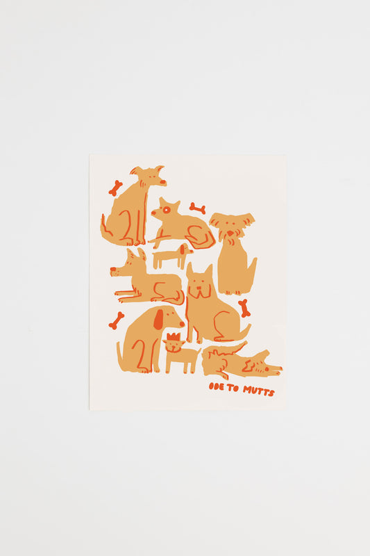 Ode To Mutts Print