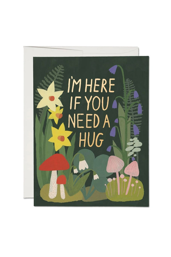 Garden Hugs sympathy greeting card