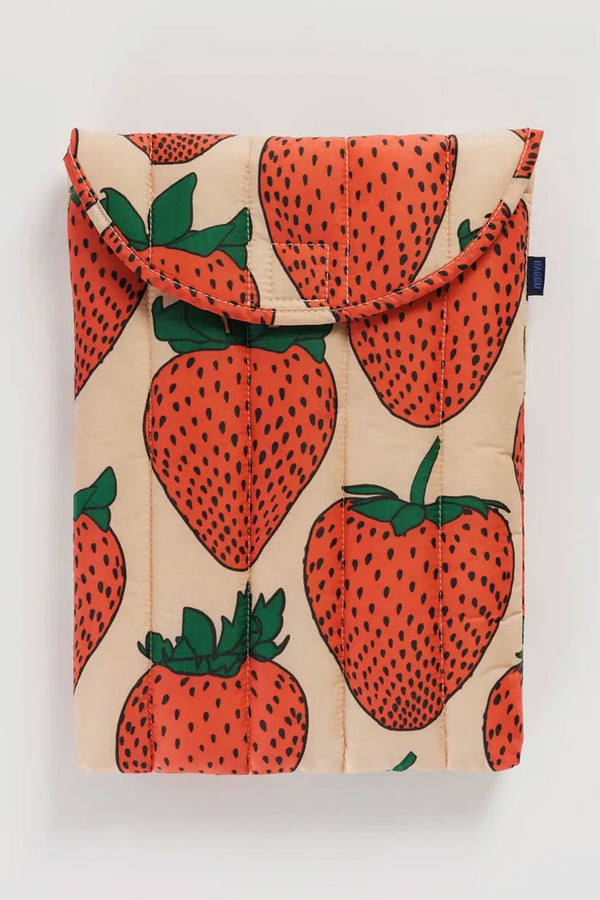 Puffy Laptop Sleeve 13"/14" - Strawberry