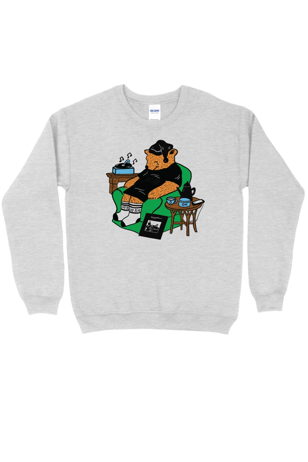 Sleepy Sad Time Bear Crewneck Sweatshirt