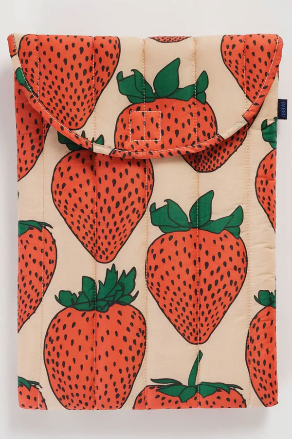 Puffy Laptop Sleeve 16" - Strawberry