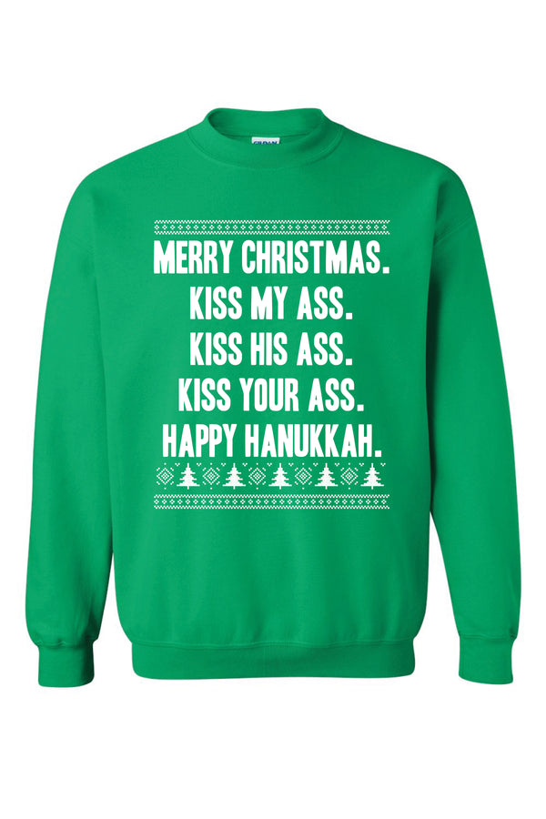 Merry Christmas (Kiss My Ass) Sweatshirt