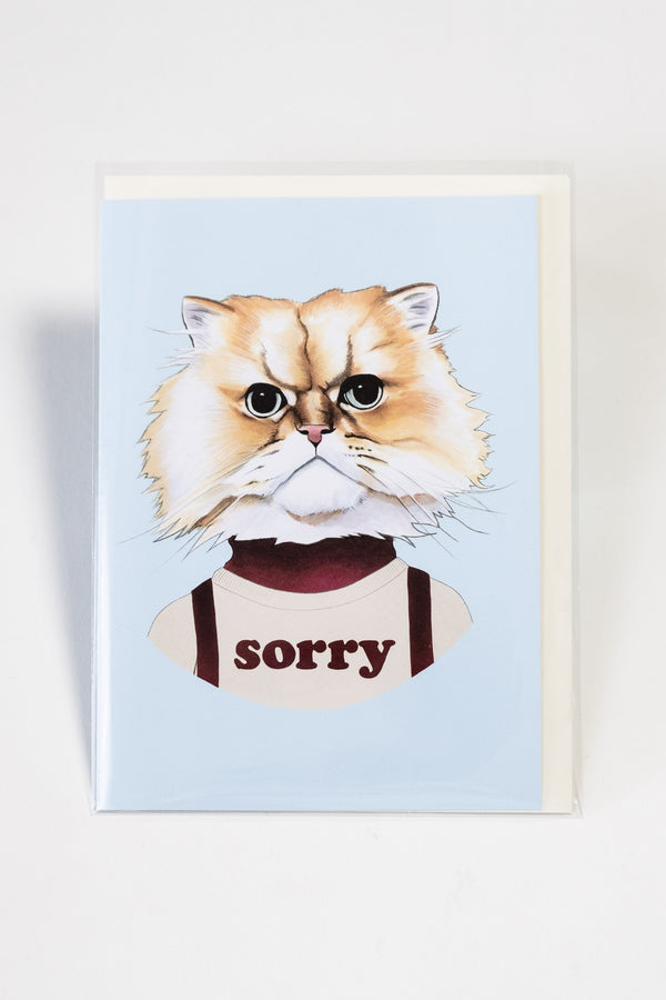 Sorry Cat card
