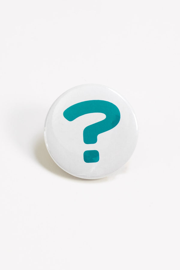 A button with a question mark on a white background.